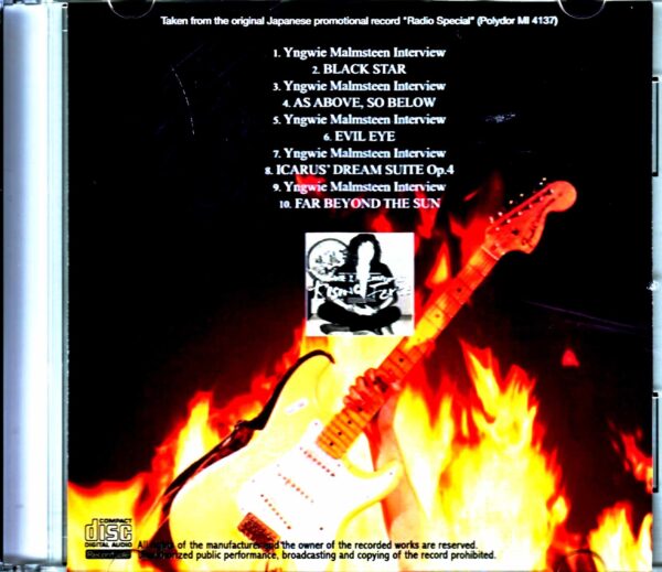 Yngwie J. Malmsteen's Rising Force Yngwie Malmsteen/Radio Special Interview Album - Image 2