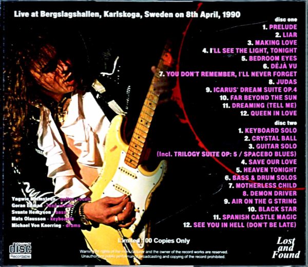 Yngwie Malmsteen/Sweden 1990 - Image 2