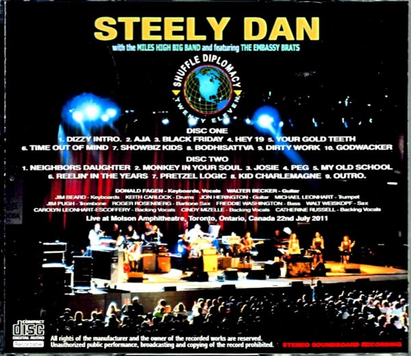 Steely Dan/Canada 2011 Complete - Image 2