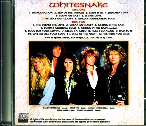 Whitesnake/CA,USA 5.9.1990 - Image 2