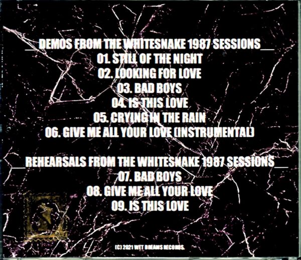 Whitesnake/Demos & Rehearsals of 1987 Session - Image 2