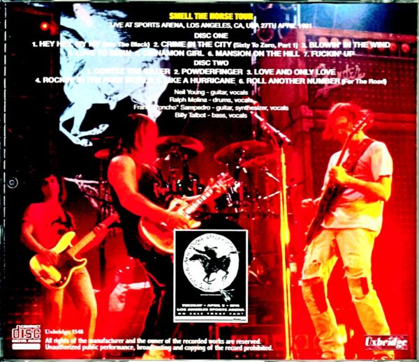 Neil Young & Crazy Horse Neil Young/CA,USA 4.27.1991 Mike Millard Master Tapes - Image 2