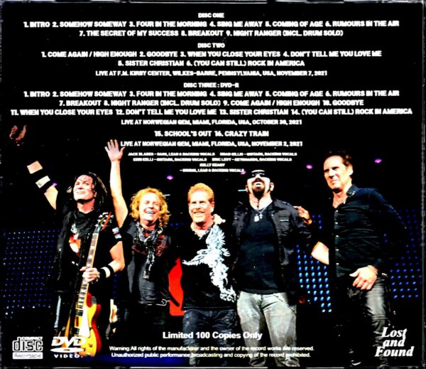 Night Ranger Night Ranger/PA,USA 2021 Complete & more - Image 2