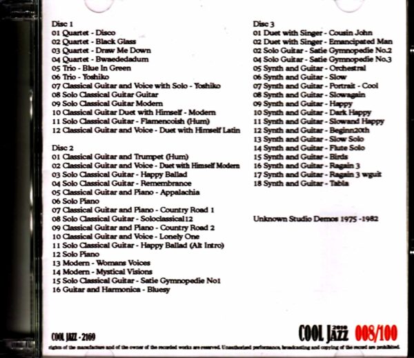 Pat Martino/Unknown Studio Demos 1975-1982 - Image 2