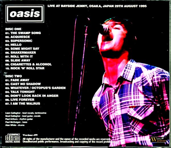 Oasis/Osaka,Japan 8.29.1995 - Image 2