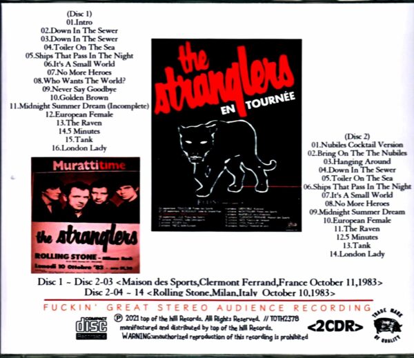 Stranglers/Italy 1983 Complete & more - Image 2