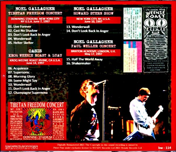 Oasis Noel Gallagher Oasis Noel Gallagher/CA,USA 1997 Complete & more - Image 2