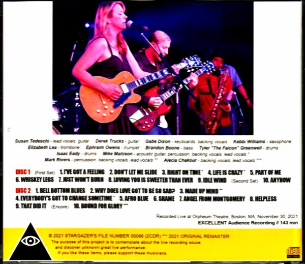 Tedeschi Trucks Band/MA,USA 2021 - Image 2
