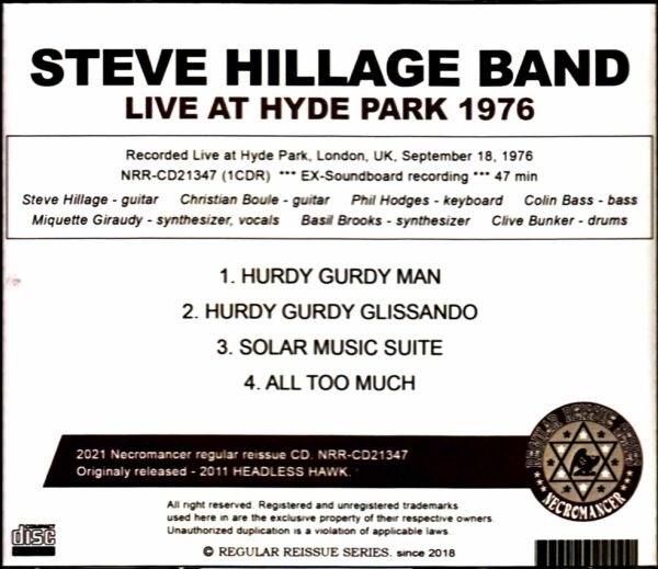 Steve Hillage/London,UK 1976 - Image 2