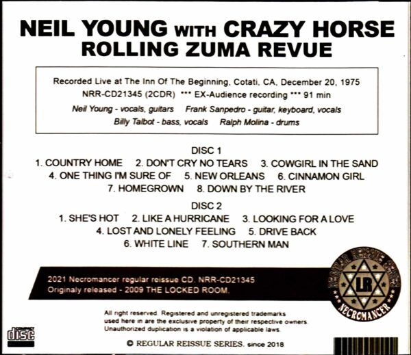 Neil Young with Crazy Horse Neil Young/CA,USA 1975 - Image 2