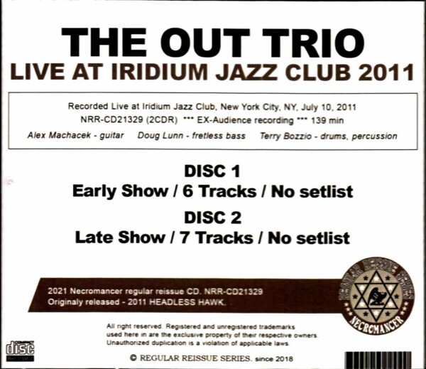 Out Trio Terry Bozzio Terry Bozzio/NY,USA 2011 - Image 2