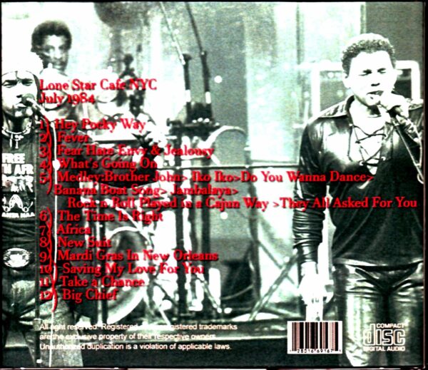 Neville Brothers/NY,USA 1984 - Image 2