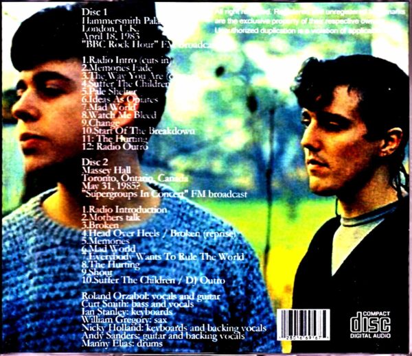 Tears for Fears/London,UK 1983 & more - Image 2