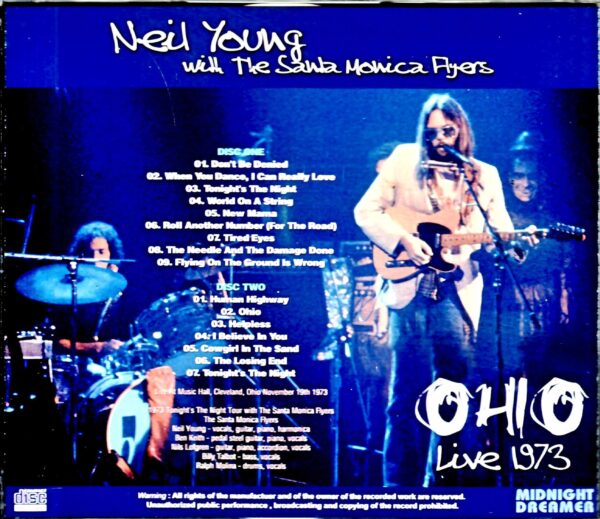 Neil Young with Santa Monica Flyers Neil Young/OH,USA 1973 - Image 2