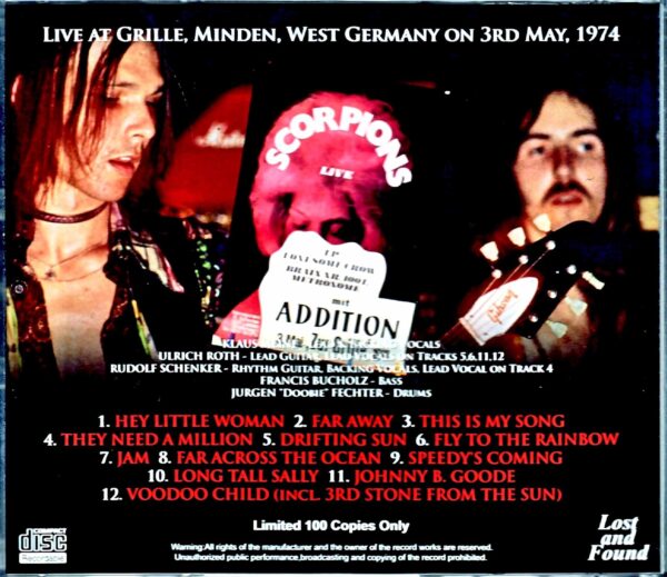 Scorpions/West Germany 1974 - Image 2