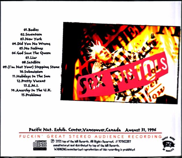 Sex Pistols Sex Pistols/Canada 1996 Complete - Image 2