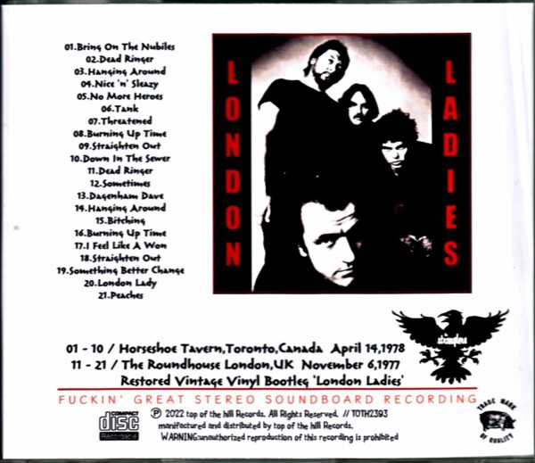 Stranglers/Canada 1978 & more - Image 2