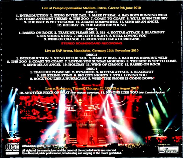 Scorpions/Greece 2010 & more - Image 2