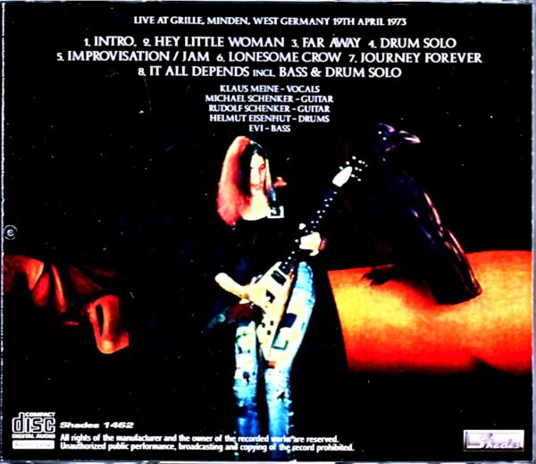Scorpions Michael Schenker Scorpions Michael Schenker/West Germany 1973 - Image 2