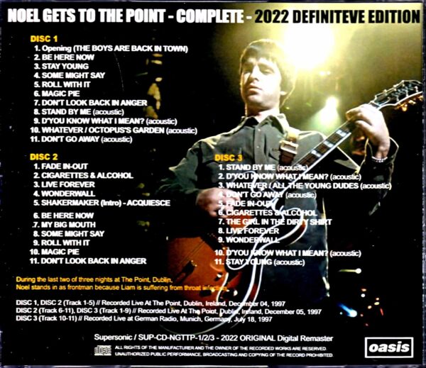 Oasis/Ireland,UK 1997 & more Upgrade - Image 2