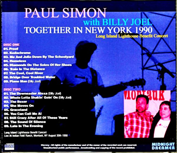 Paul Simon Billy Joel/NY,USA 1990 - Image 2