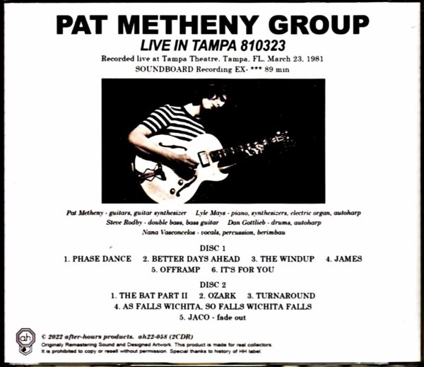 Pat Metheny Group Lyle Mays Pat Metheny Lyle Mays/FL,USA 1981 - Image 2