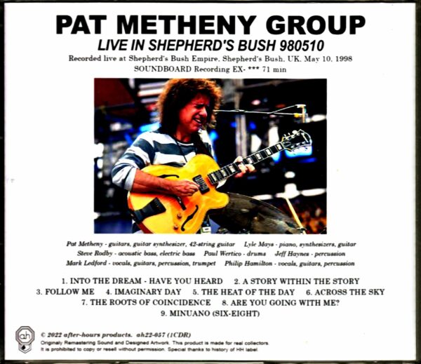 Pat Metheny Group Lyle Mays Pat Metheny Lyle Mays/England,UK 1998 - Image 2