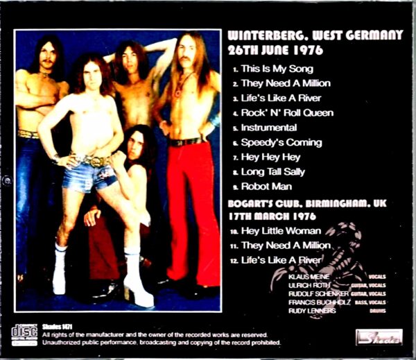 Scorpions/West Germany 1976 & more - Image 2