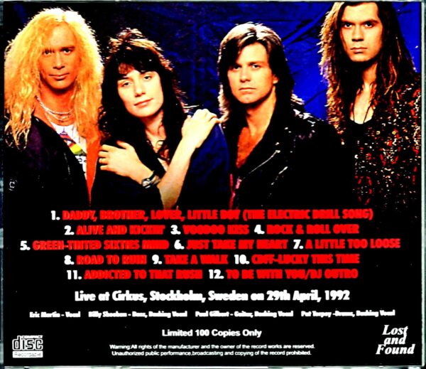 Mr. Big/Sweden 1992 - Image 2