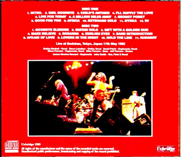 Toto/Tokyo,Japan 5.17.1982 - Image 2