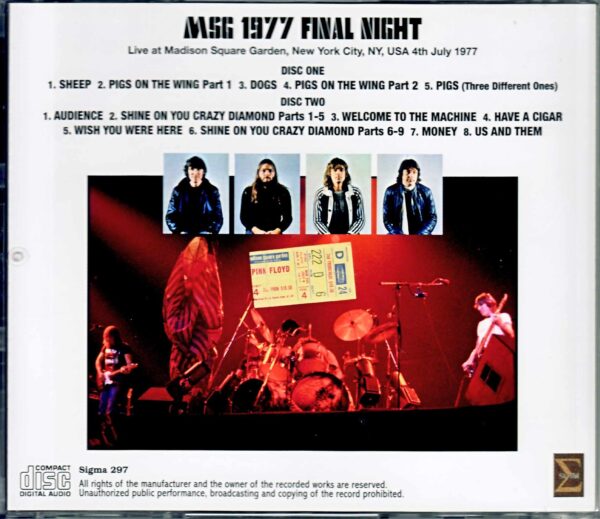 Pink Floyd Pink Floyd/NY,USA 7.4.1977 Complete Upgrade - Image 2