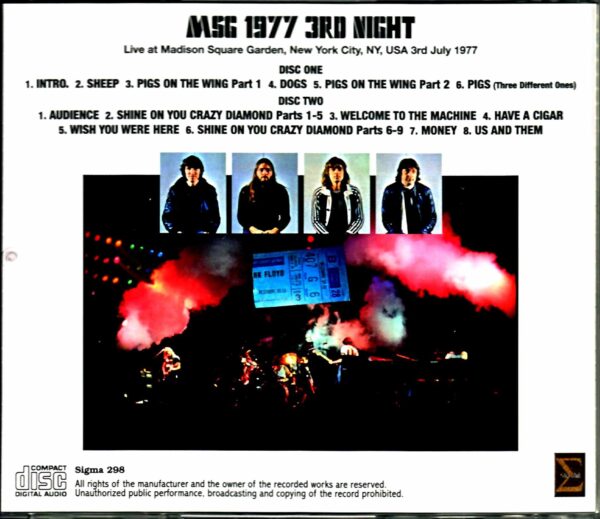 Pink Floyd Pink Floyd/NY,USA 7.3.1977 Complete Upgrade - Image 2