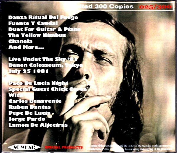 Paco de Lucia Group Chick Corea Paco de Lucia Chick Corea/Tokyo,Japan 1981 - Image 2