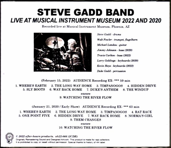 Steve Gadd Band Michael Landau Steve Gadd Michael Landau/AZ,USA 2022 & more - Image 2