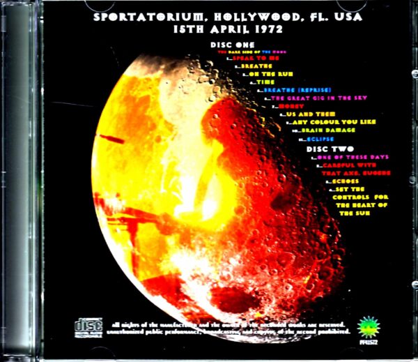 Pink Floyd Pink Floyd/FL,USA 4.15.1972 Complete - Image 2