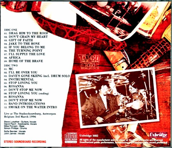 Toto Toto/Belgium 3.3.1996 - Image 2