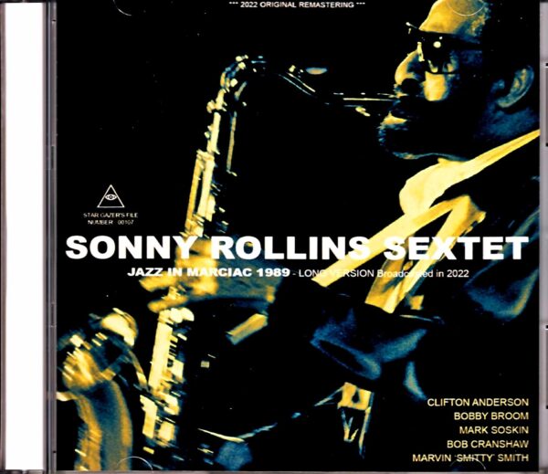Sonny Rollins Sextet Sonny Rollins/France 1989 2022 Broadcast Master