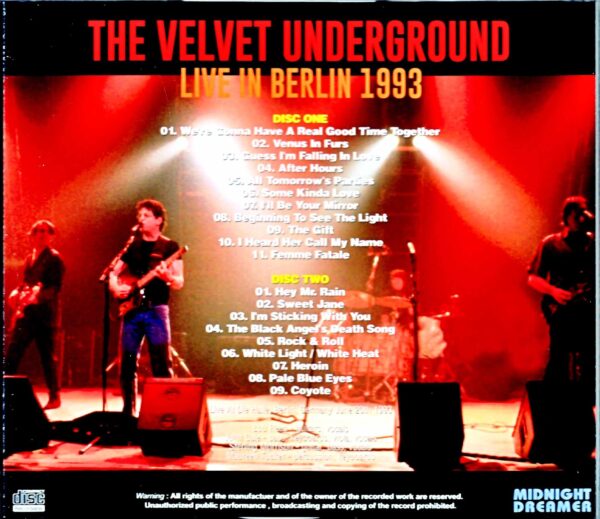 Velvet Underground/Germany 1993 - Image 2