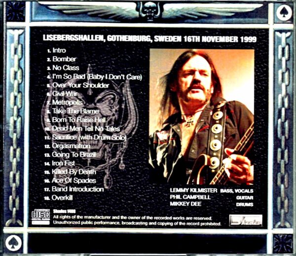 Motorhead Motorhead/Sweden 1999 - Image 2