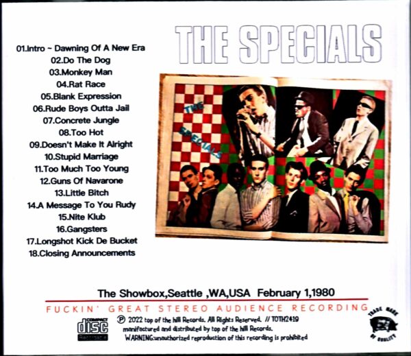 Specials/WA,USA 1980 Complete - Image 2
