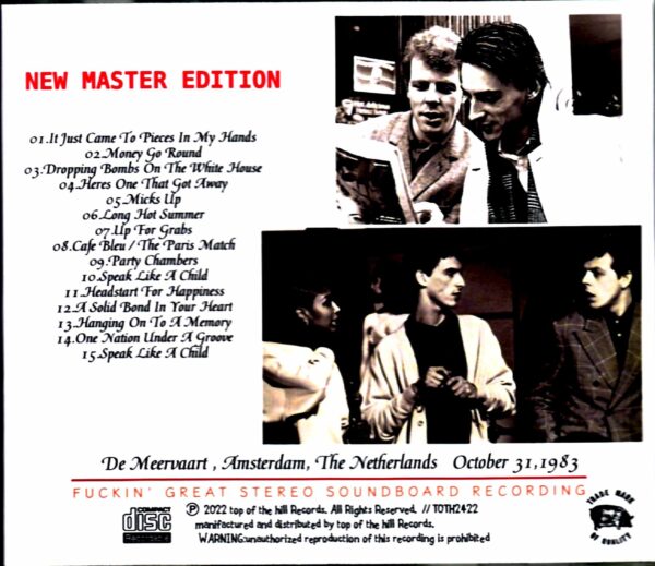 Style Council/Netherlands 1983 New Master - Image 2