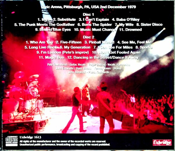 Who,The Who/PA,USA 1979 - Image 2