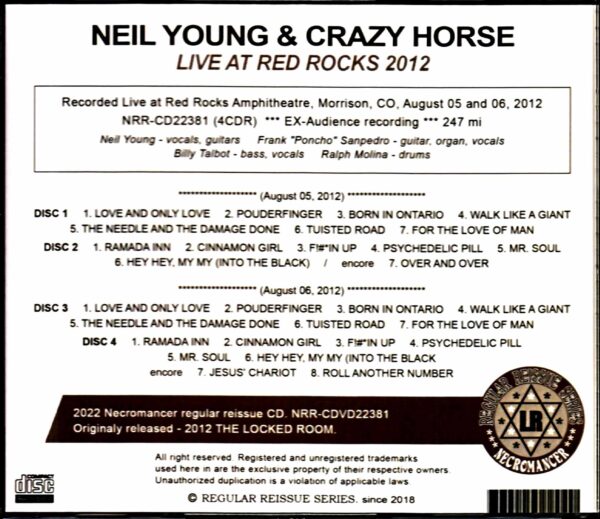 Neil Young Crazy Horse & Neil Young/CO,USA 2012 2Days Complete - Image 2
