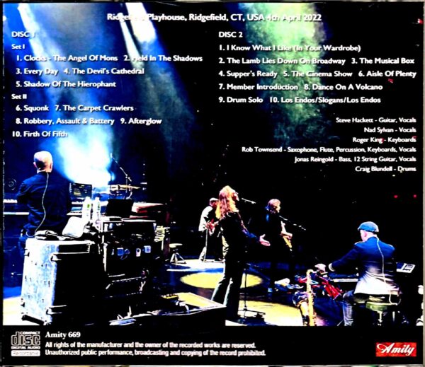 Steve Hackett/CT,USA 2022 - Image 2