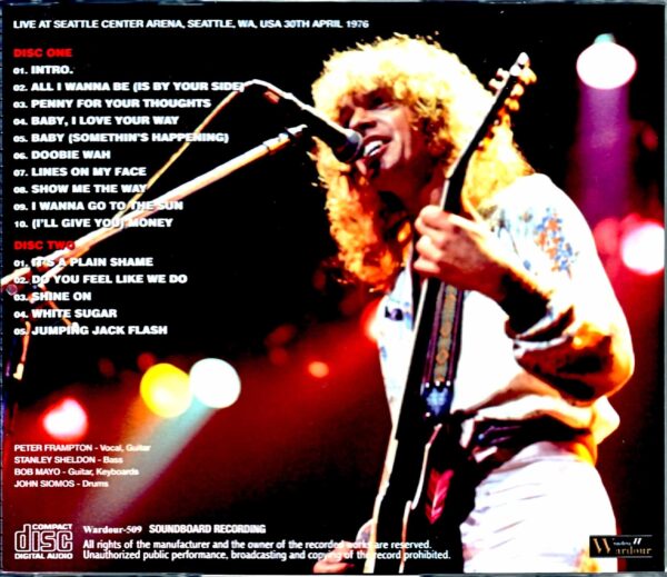 Peter Frampton/WA,USA 1976 - Image 2