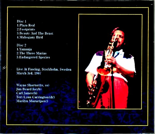 Wayne Shorter/Sweden 1987 - Image 2