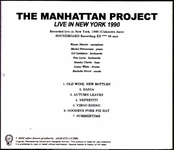Various Artists Lenny White, Wayne Shorter, Stanley Clarke/NY, USA 1990 - Image 2