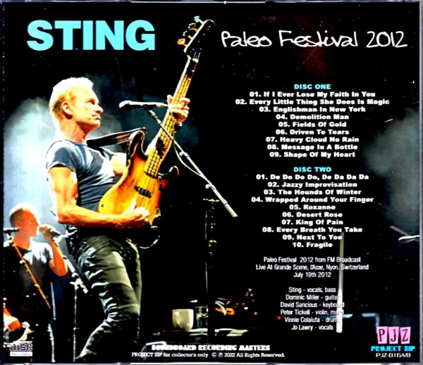 Sting/Switzerland 2012 Complete - Image 2