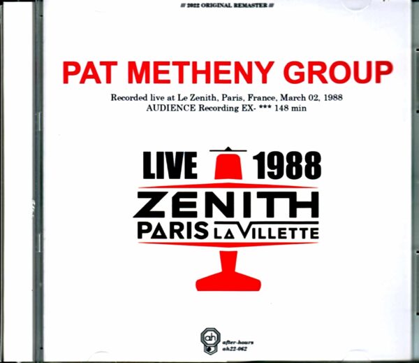 Pat Metheny Group Lyle Mays Pat Metheny Lyle Mays/France 1988 Complete