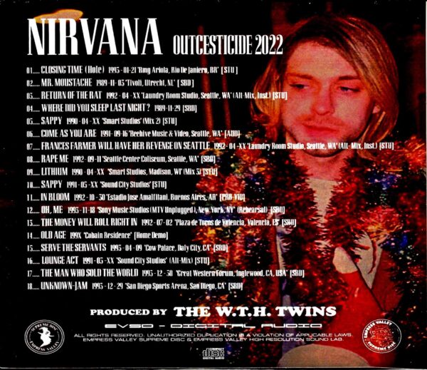 Nirvana Outcesticide Rare Tracks 2022 - Image 2